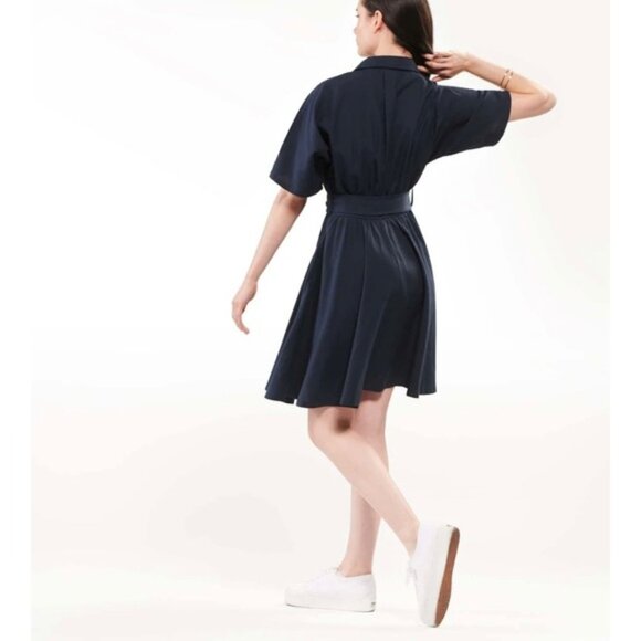 Emma Knudsen NWT Fall Classic Navy Blue Dress - Picture 7 of 7